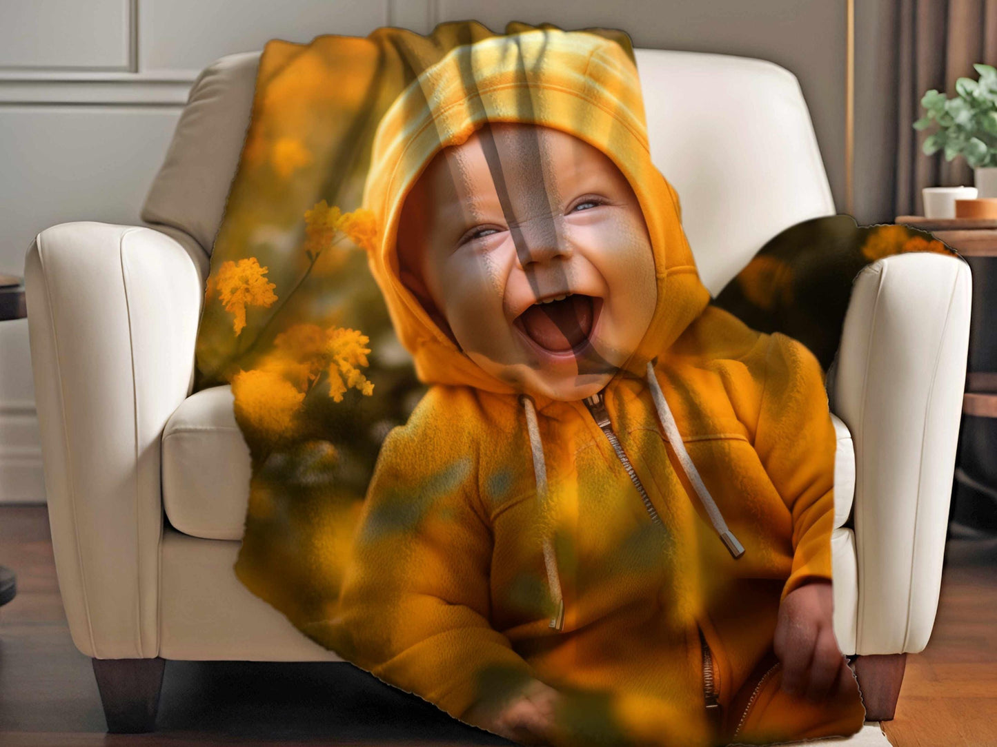 Sherpa Throw Blanket - Custom Photo - Soft Plush Throw Blanket-Jacobson Cottage