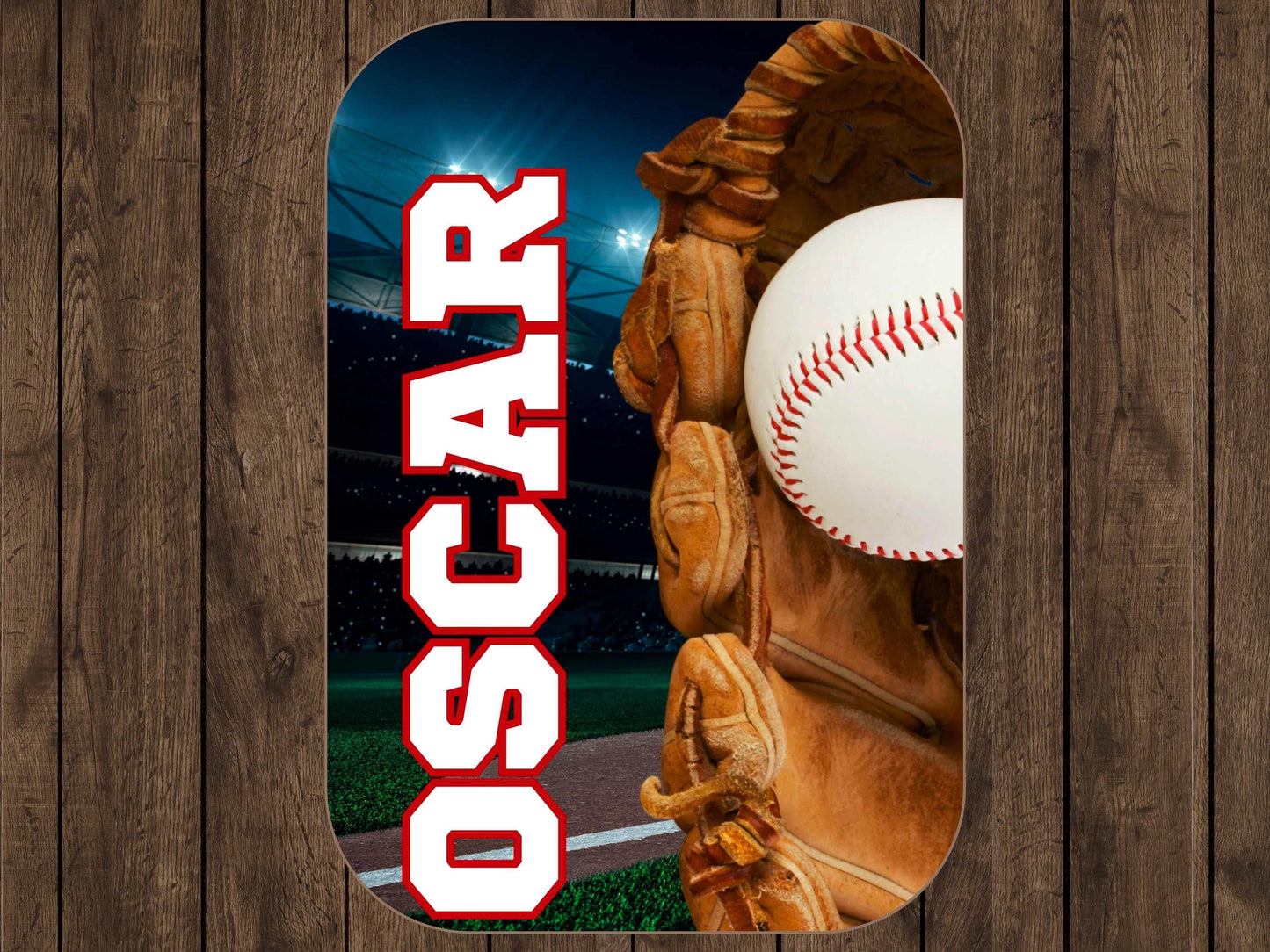 Sherpa Throw Blanket - Custom Name Baseball Glove and Ball personalized design - Soft Plush Throw Blanket-Jacobson Cottage