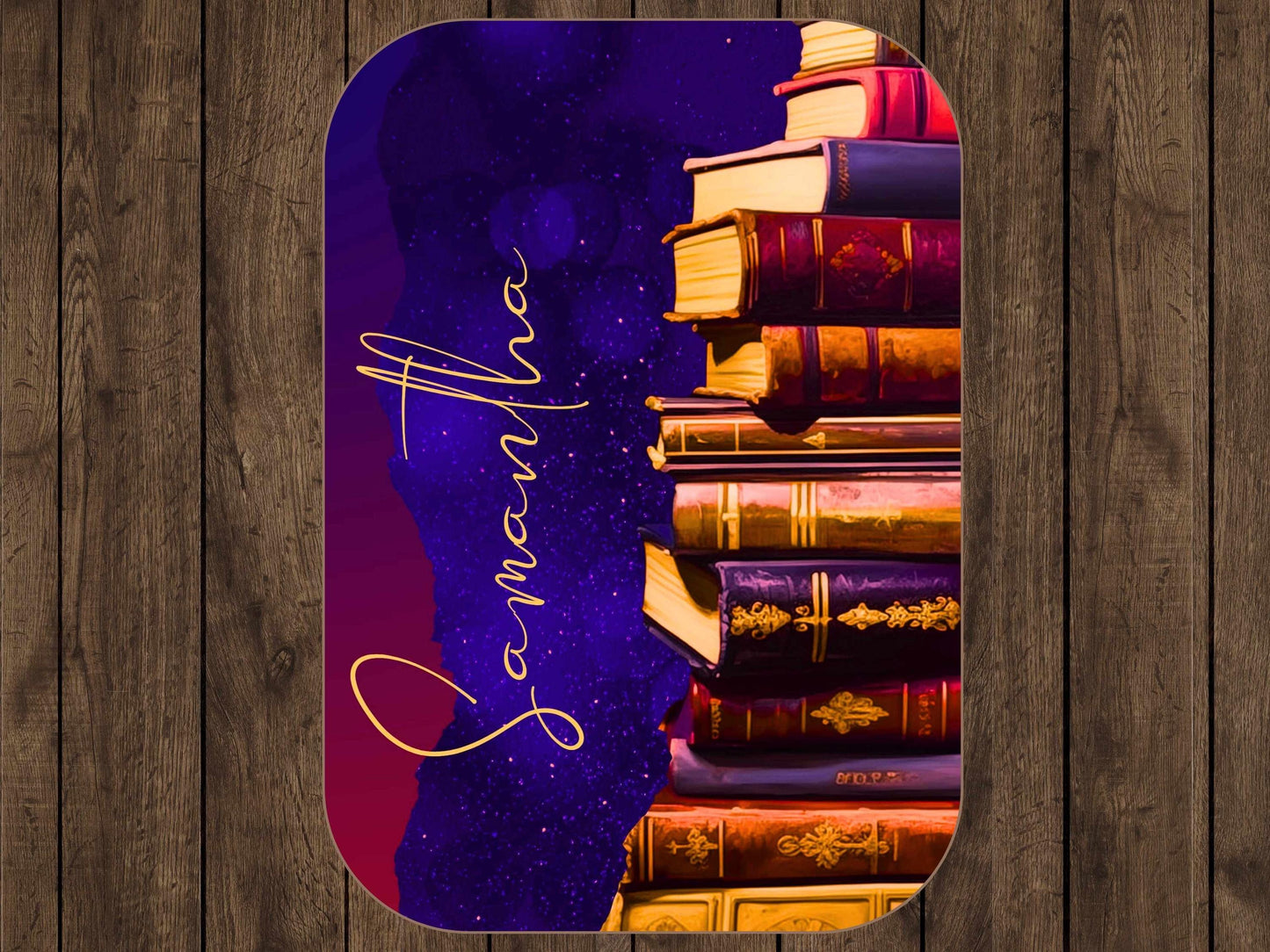 Sherpa Throw Blanket - Personalized Book Lover Design with Custom Name - Soft Plush Throw Blanket-Jacobson Cottage