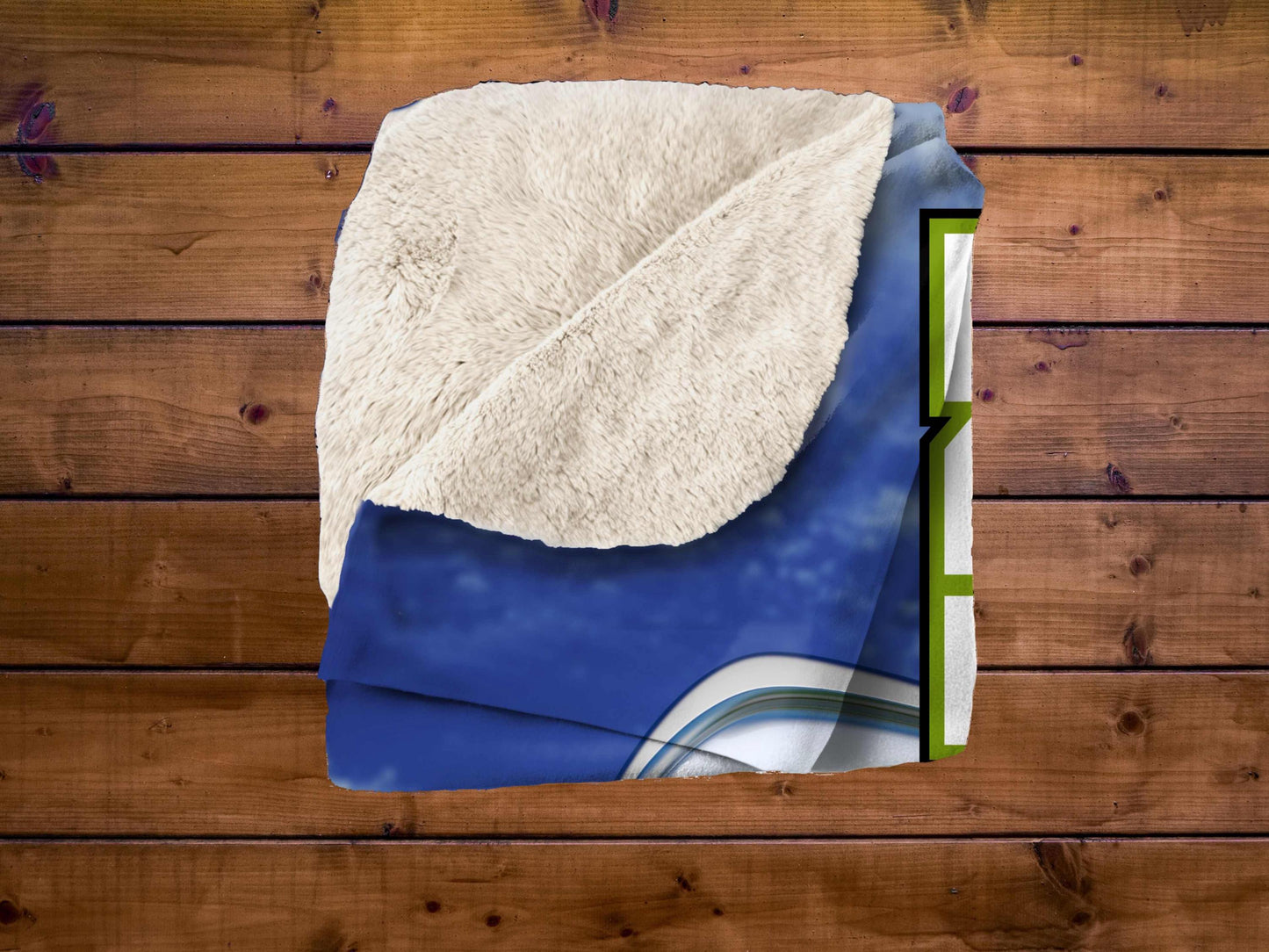 Sherpa Throw Blanket - Custom Name Blanket with Golf Club and Ball - Soft Plush Throw Blanket-Jacobson Cottage