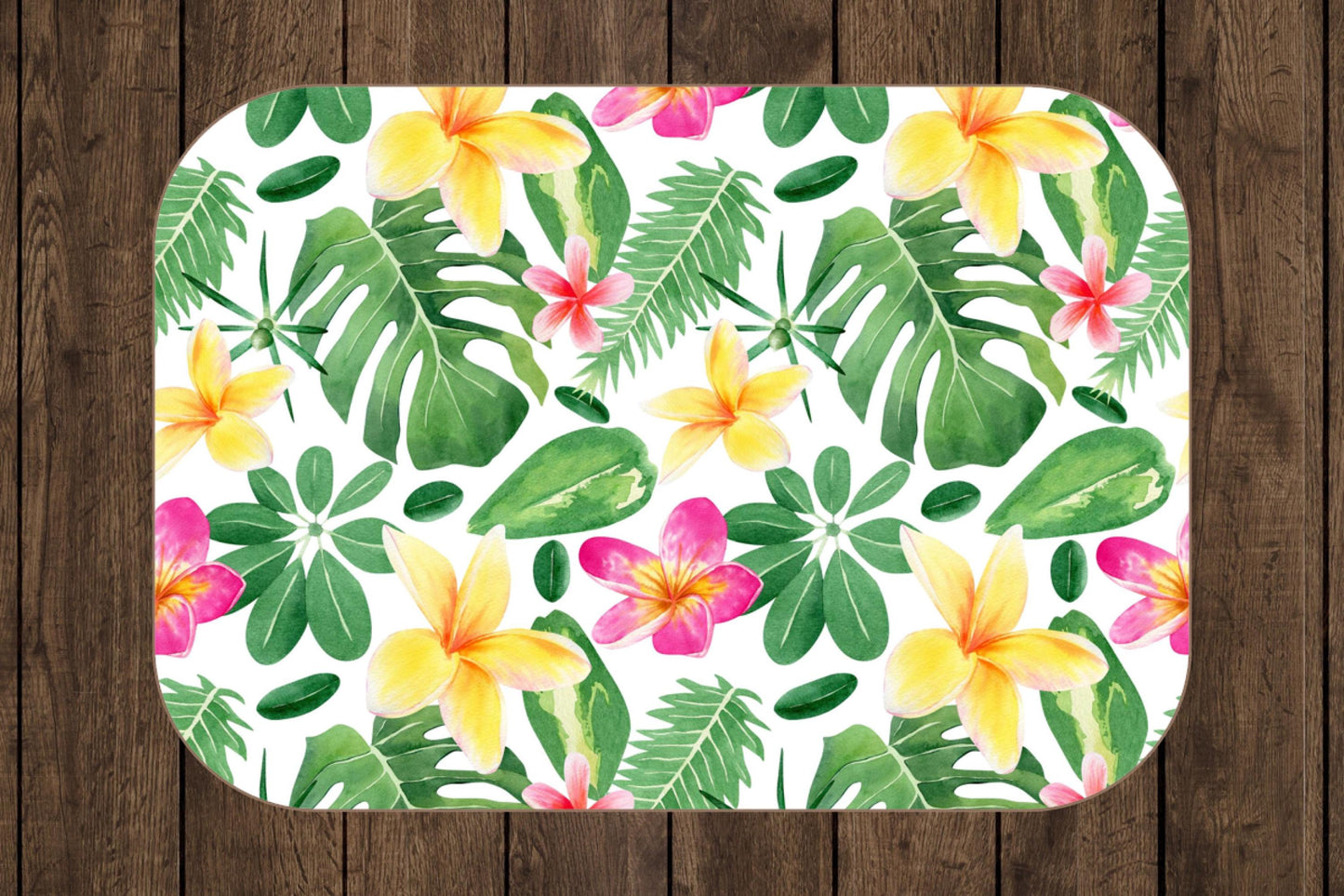 Sherpa Throw Blanket - Tropical Polynesian Print - Soft Plush Throw Blanket-Jacobson Cottage