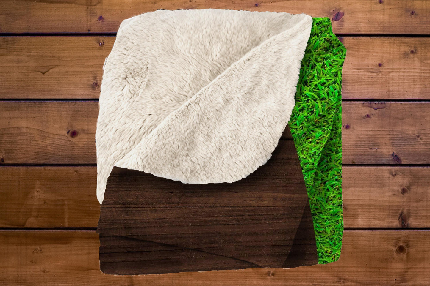 Sherpa Throw Blanket - Custom Name Golfing Gift - Soft Plush Throw Blanket-Jacobson Cottage