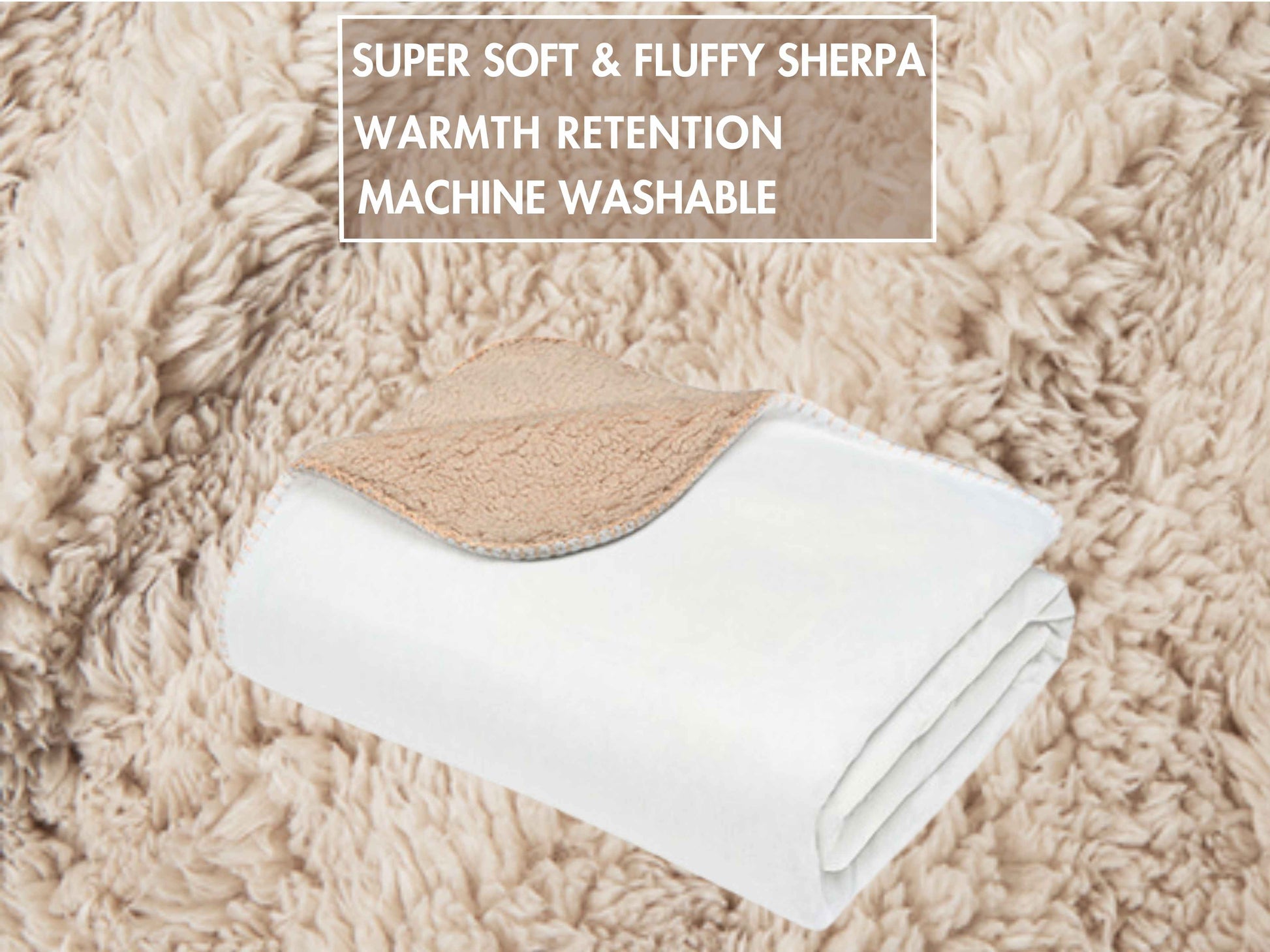 Sherpa Throw Blanket Never Give Up Design Soft Plush Throw Blank-Home Decor-Jacobson Cottage