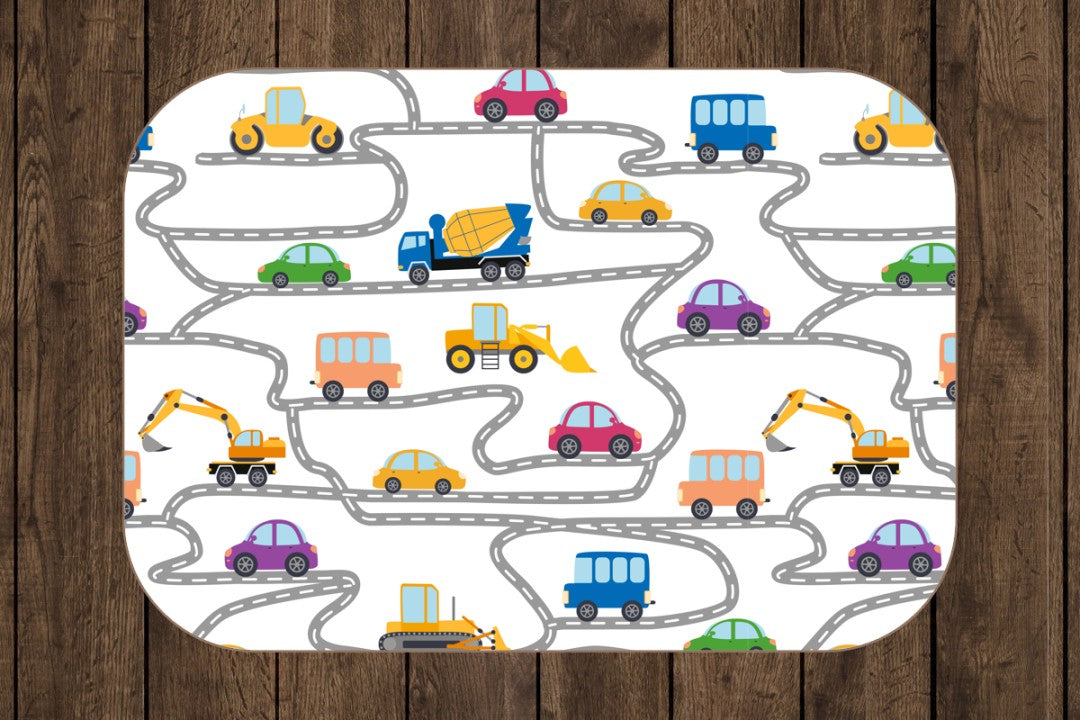 Sherpa Throw Blanket Kids Transportation Design Soft Plush Throw Blank-Home Decor-Jacobson Cottage