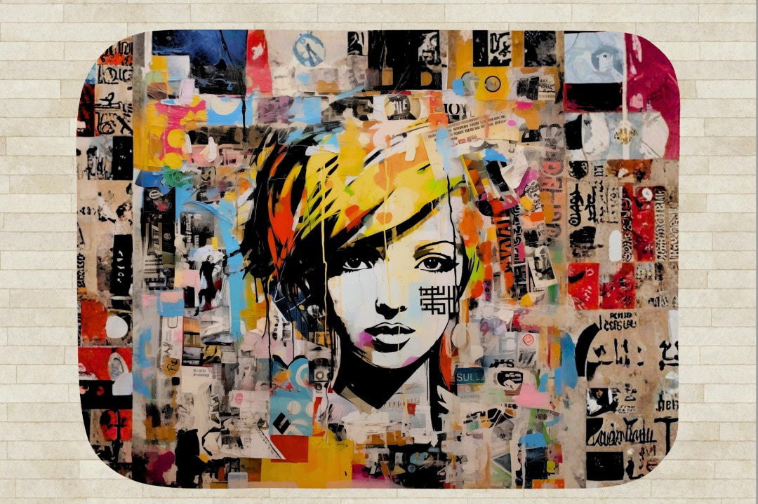 Sherpa Throw Blanket Modern Pop Art Design Soft Plush Throw Blank-Home Decor-Jacobson Cottage