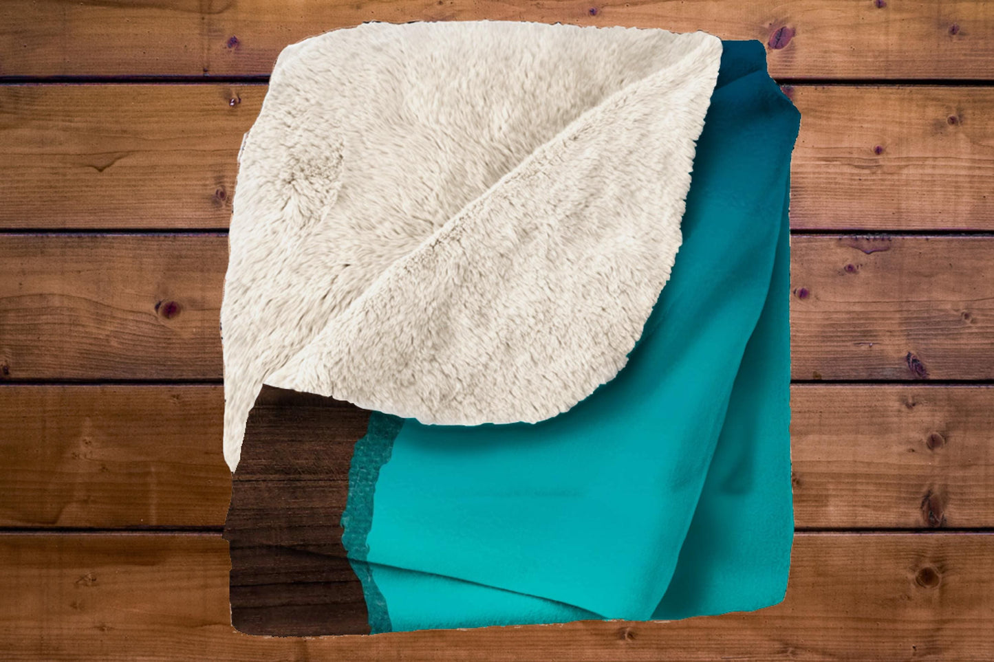 Scuba Diver Ocean Sherpa Throw Blanket Deep Sea Adventure Design