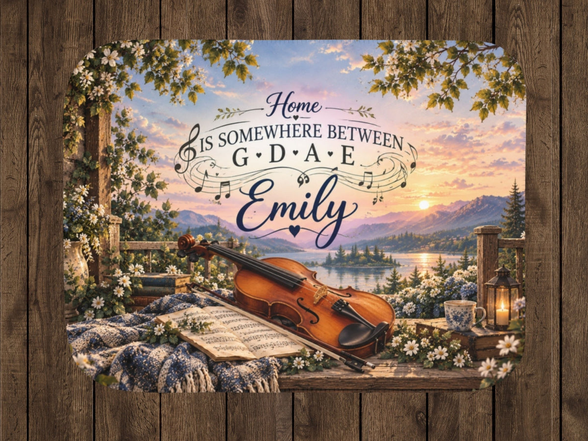 Personalized Violin Blanket, Violinist Gift, Violin Player Gift, Musician Gift, Orchestra Gift