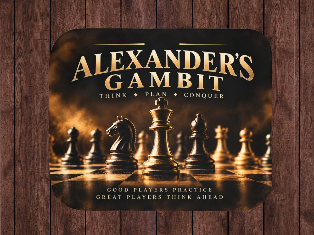 Personalized Chess Sherpa Blanket, Custom Name Chess Gift, Chess Player Blanket, Black Gold Chess Decor