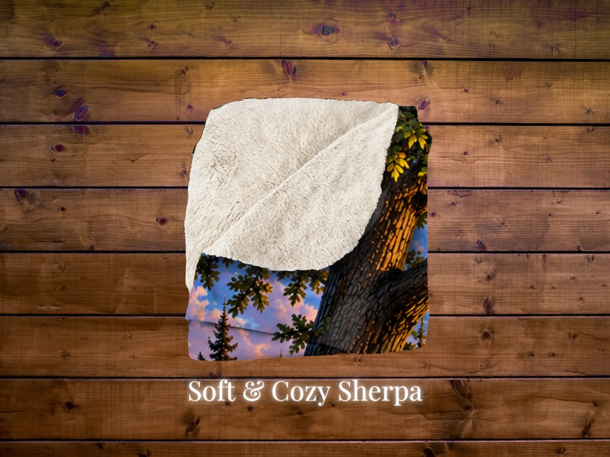 Personalized Gamer Sherpa Blanket, Long Rest in Progress Fantasy RPG Blanket, Custom Name Gift