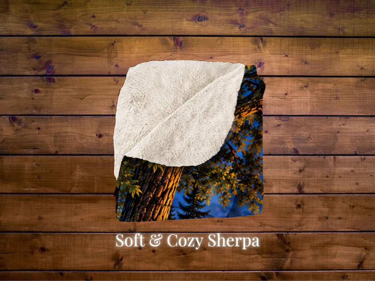 Personalized Fantasy Gamer Blanket, Custom Name Sherpa Throw, DND Gift, RPG Gaming Blanket