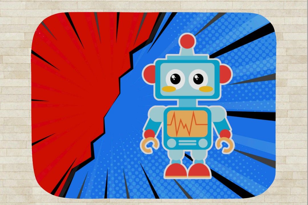 Sherpa Throw Blanket - Kids Robot Blanket Design - Soft Plush Throw Blanket-Jacobson Cottage