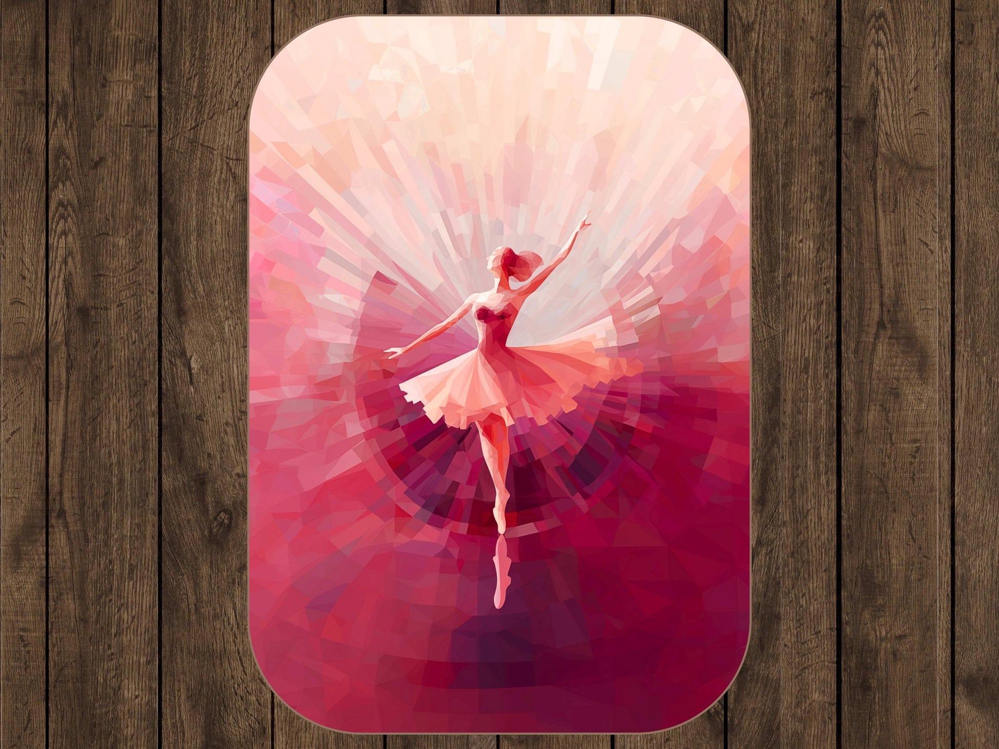Sherpa Throw Blanket - Ballerina Painting Design in shades of Pink - Soft Plush Throw Blanket-Jacobson Cottage